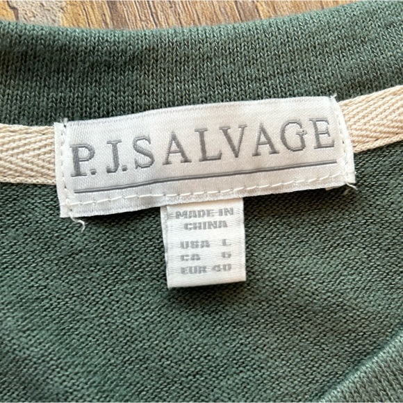P.J SALVAGE RELOVED LOUNGE SHORT SLEEVE TOP - Picture 10 of 13